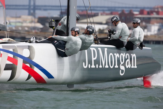 J.P.Morgan BAR Team - America’s Cup World Series 2012-13  © Jon Nash / J.P.Morgan BAR